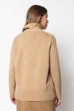 Cardigan beige aperto Corte dei Gonzaga gold