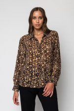 camicia donna fantasia animalier taglie comode